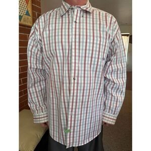 Dress Shirt, ARIAT Men's XXL Plaid Button Down Long Sleeve Western